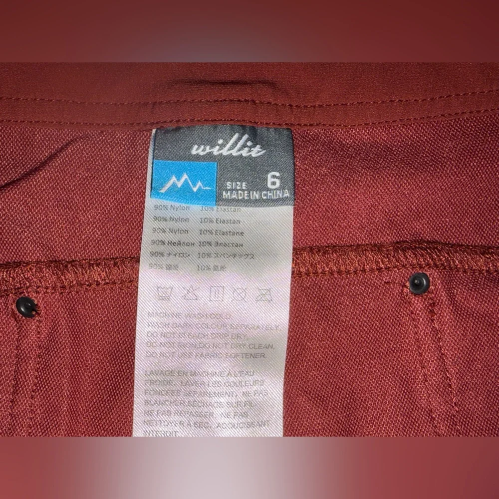 Women's‎ size 6 Willit shorts Rust Orange Casual Shorts